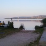A hajnal a Balatonnál, friss, nyugodt, szép...